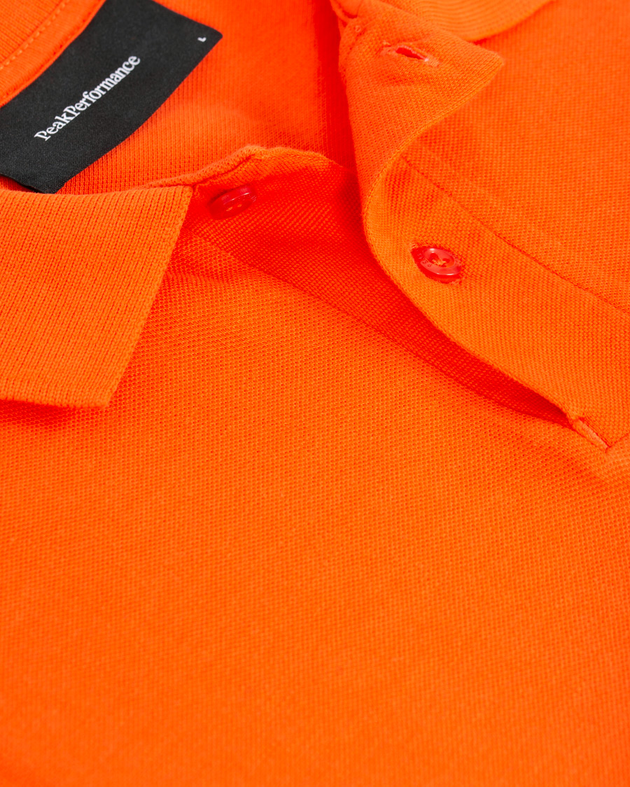 Herren | Poloshirts | Peak Performance | Original Logo Polo Orange