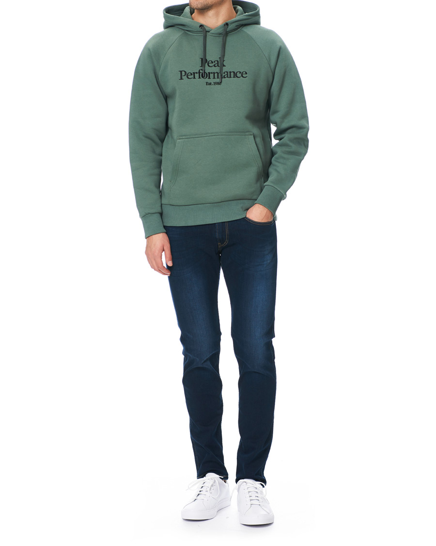 Herren | Pullover | Peak Performance | Original Logo Hoodie Green