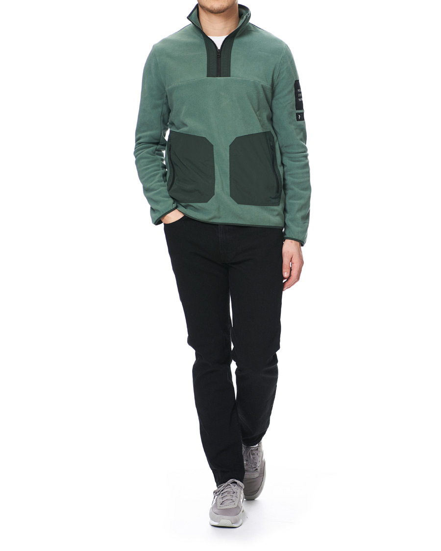 Herren | Pullover | Peak Performance | Tech Fleece Half Zip Green