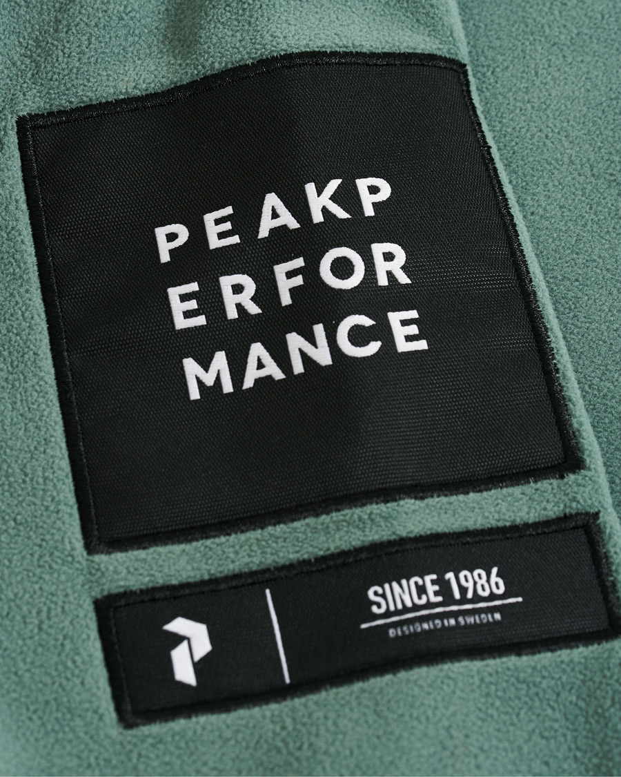 Herren | Pullover | Peak Performance | Tech Fleece Half Zip Green