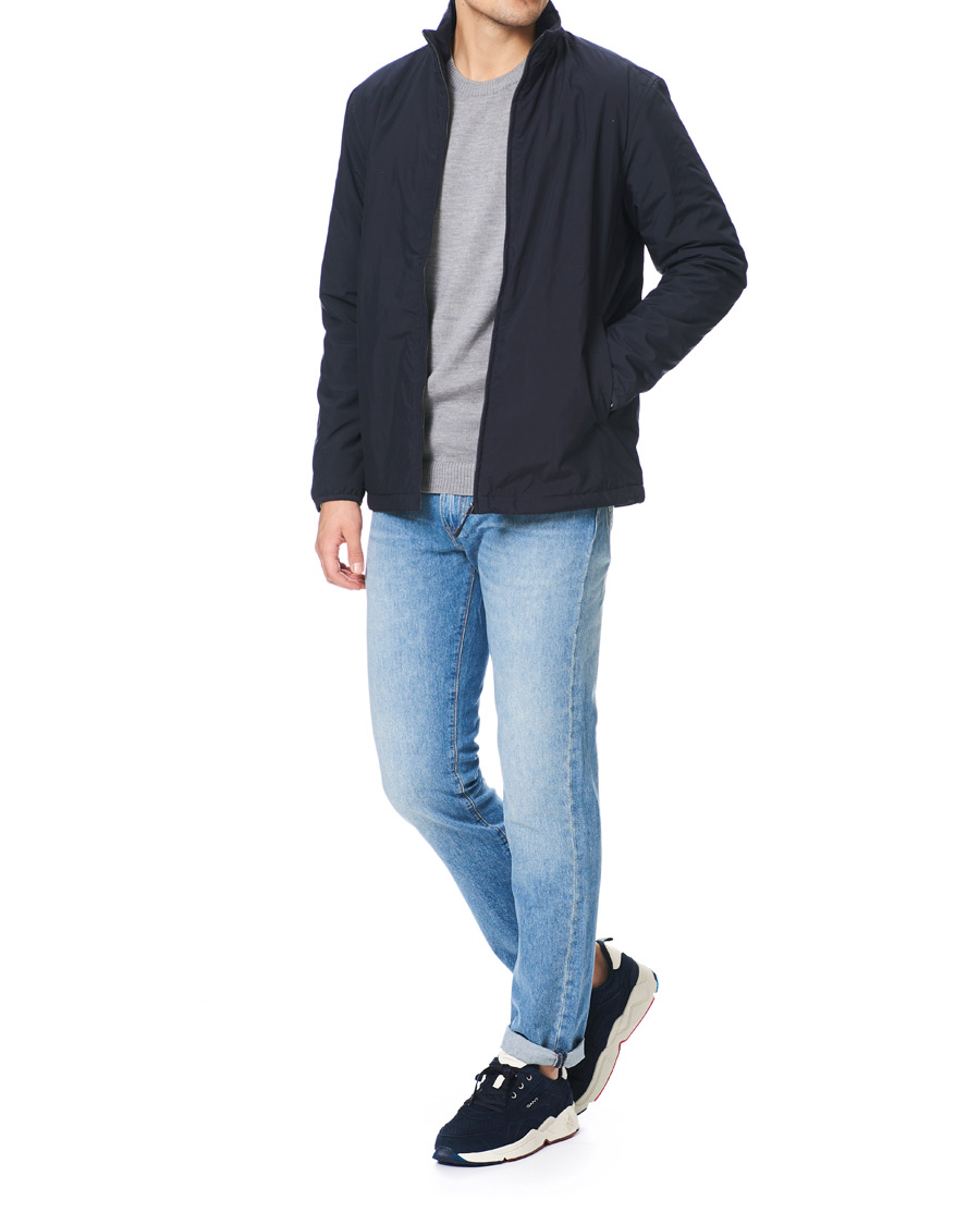 Herren | GANT Nicewill Perforated Sneaker Navy Suede | GANT | Nicewill Perforated Sneaker Navy Suede