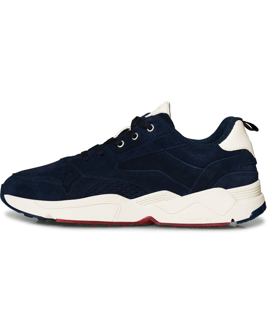 Herren | GANT Nicewill Perforated Sneaker Navy Suede | GANT | Nicewill Perforated Sneaker Navy Suede