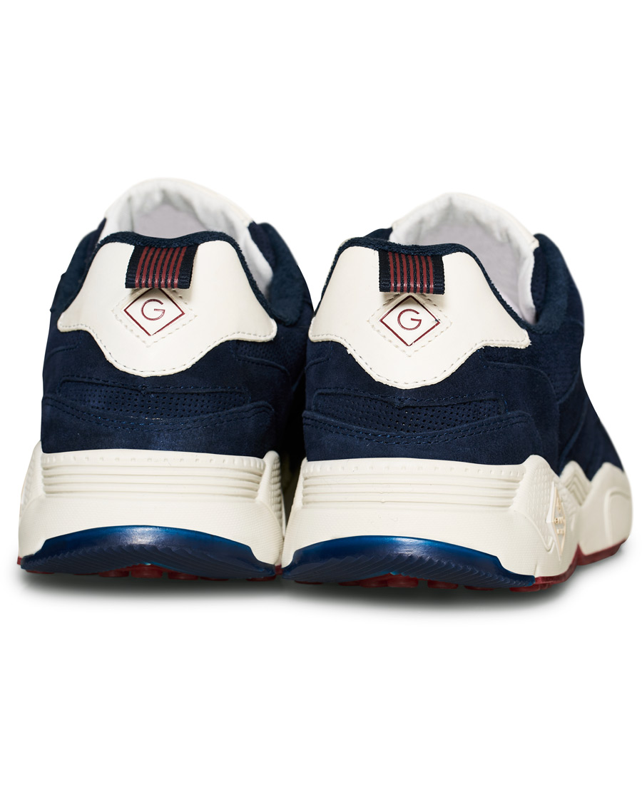 Herren | GANT Nicewill Perforated Sneaker Navy Suede | GANT | Nicewill Perforated Sneaker Navy Suede