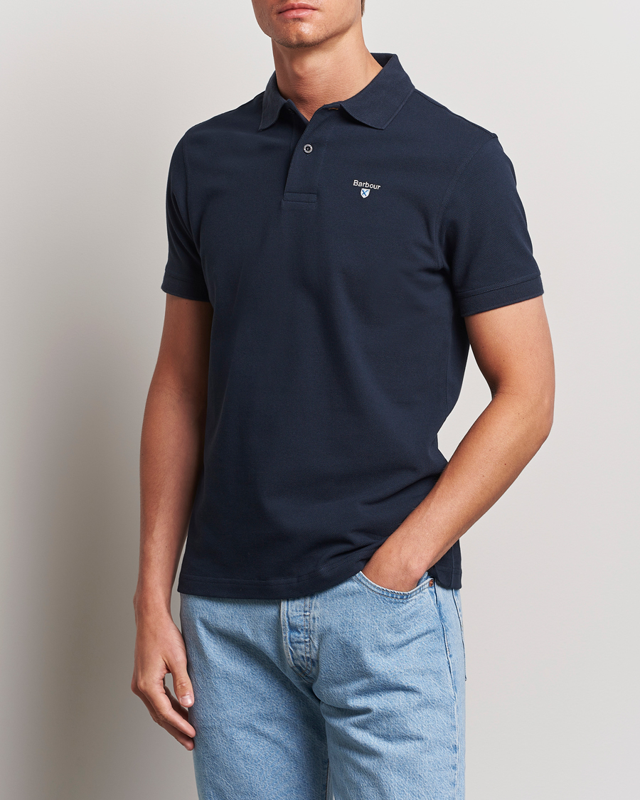 Herr | Barbour | Barbour Lifestyle | Sports Polo New Navy