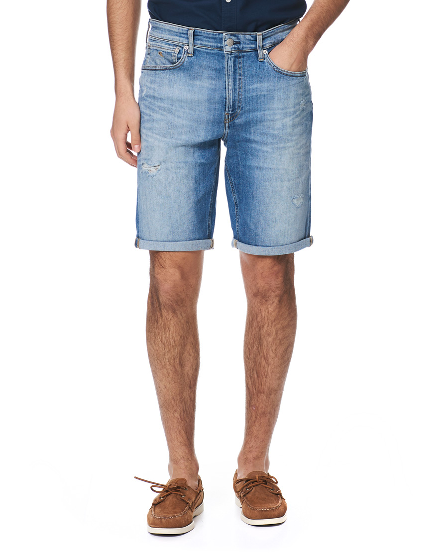 Herren | Shorts | Calvin Klein Jeans | Regular Fit Destroyed Shorts Bright Blue