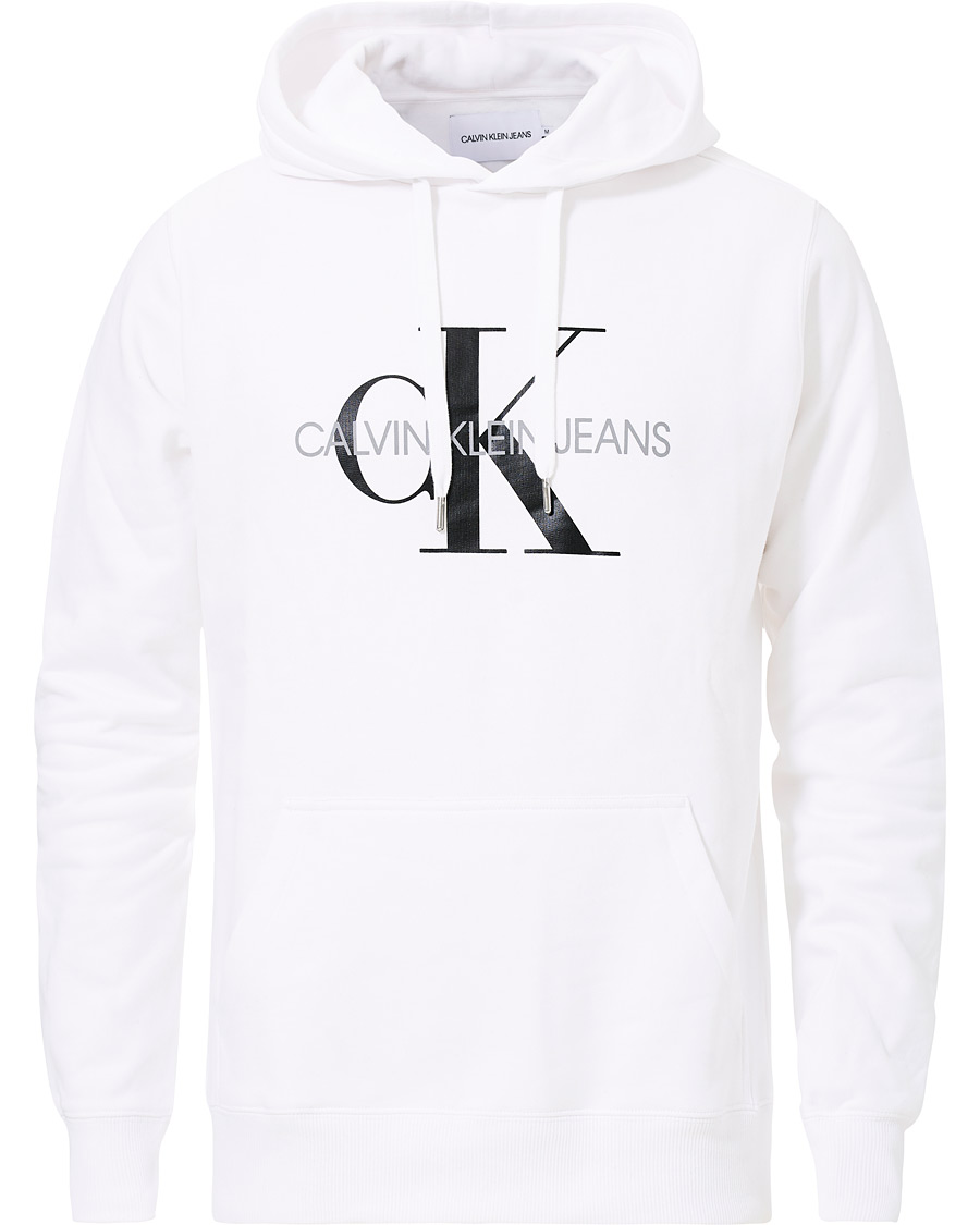 Herren | Pullover | Calvin Klein Jeans | Monogram Hoodie Bright White