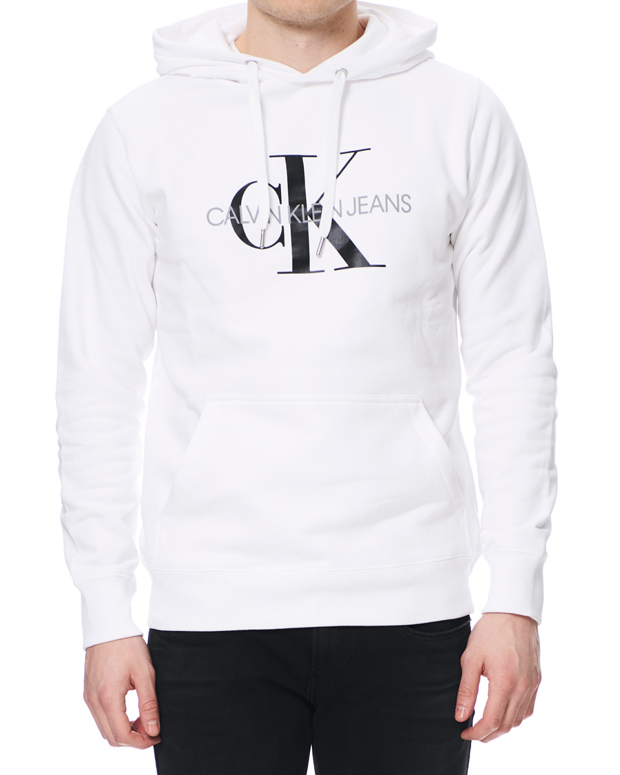 Herren | Pullover | Calvin Klein Jeans | Monogram Hoodie Bright White