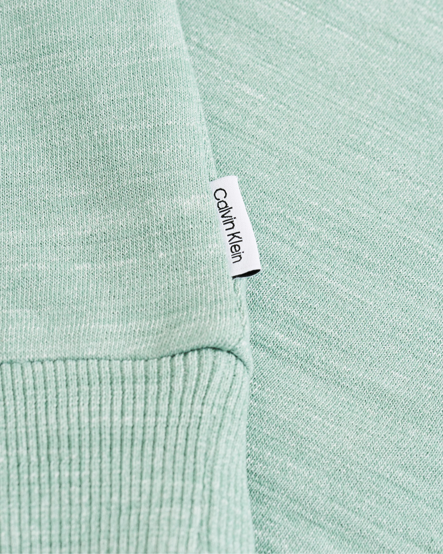 Herren | Pullover | Calvin Klein | Mouline Chest Logo Crew Neck Sweatshirt Granite Green
