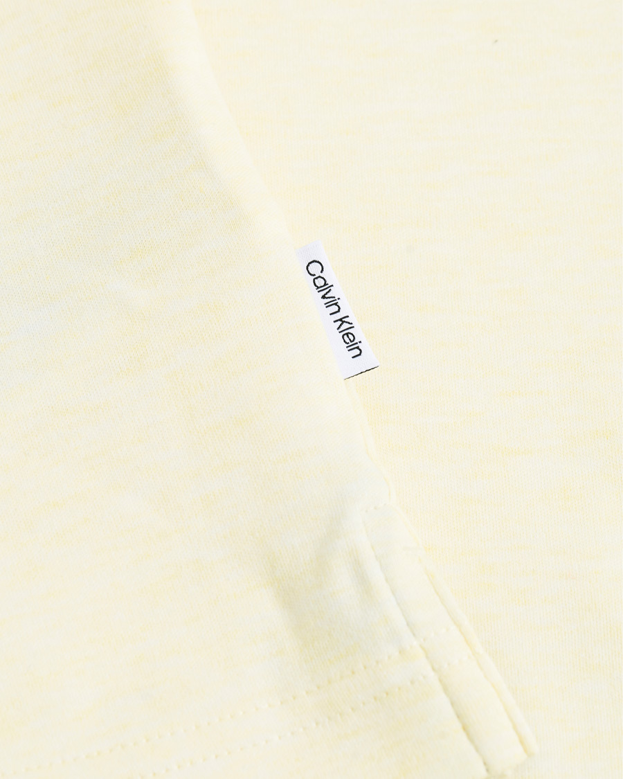 Herren | Poloshirts | Calvin Klein | Slim Fit Soft Interlock Polo Pastel Yellow Heather