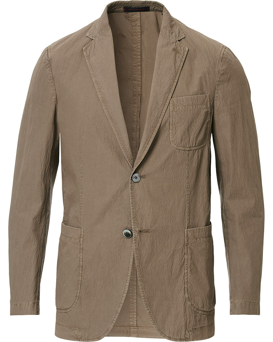 Herren | Sakkos | The Gigi | Soft Seersucker Blazer Olive