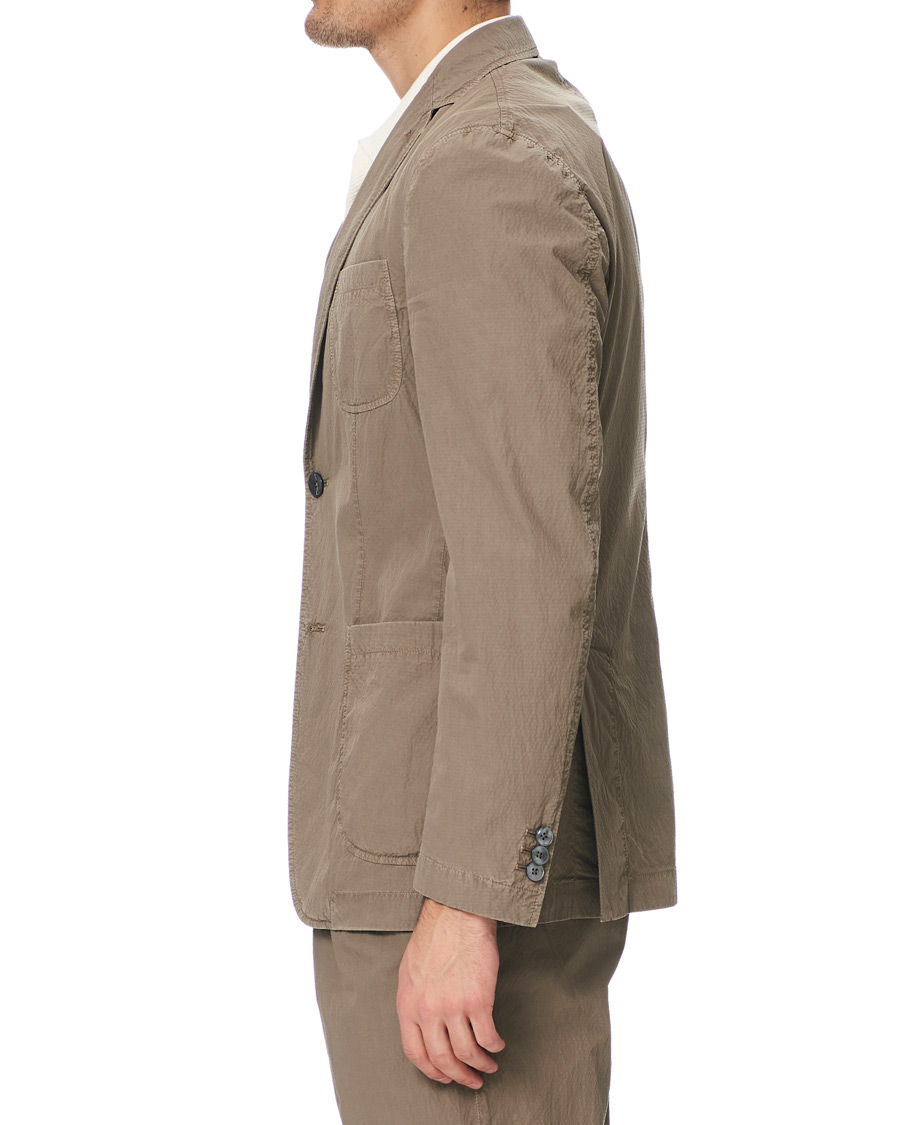 Herren | Sakkos | The Gigi | Soft Seersucker Blazer Olive