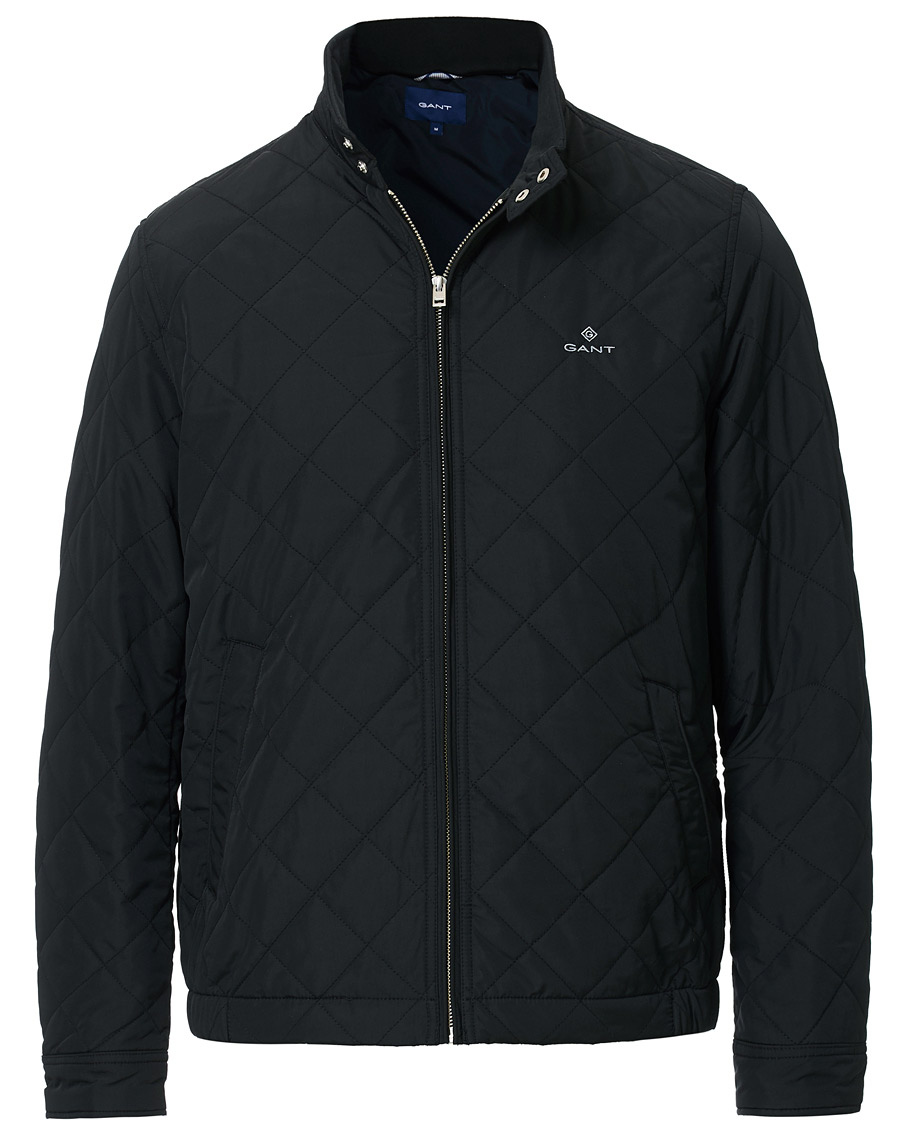 Herren | Jacken | GANT | The Quilted Windcheater Jacket Black