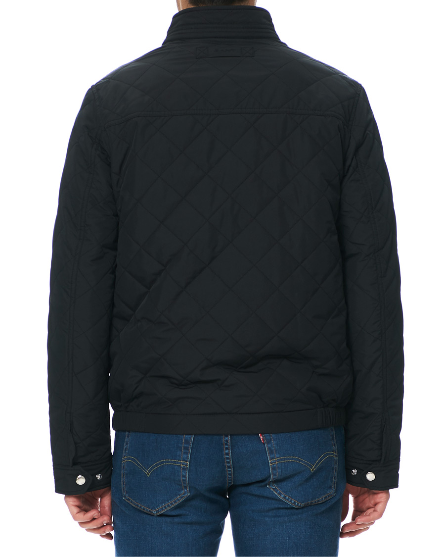 Herren | Jacken | GANT | The Quilted Windcheater Jacket Black