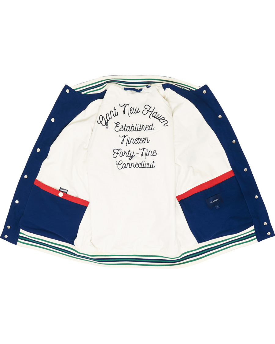 Herren | Jacken | GANT | Spring Varsity Jacket Deep Blue