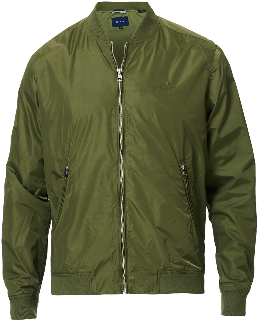 Herren | Jacken | GANT | Airy Nylon Bomber Four Leaf Green