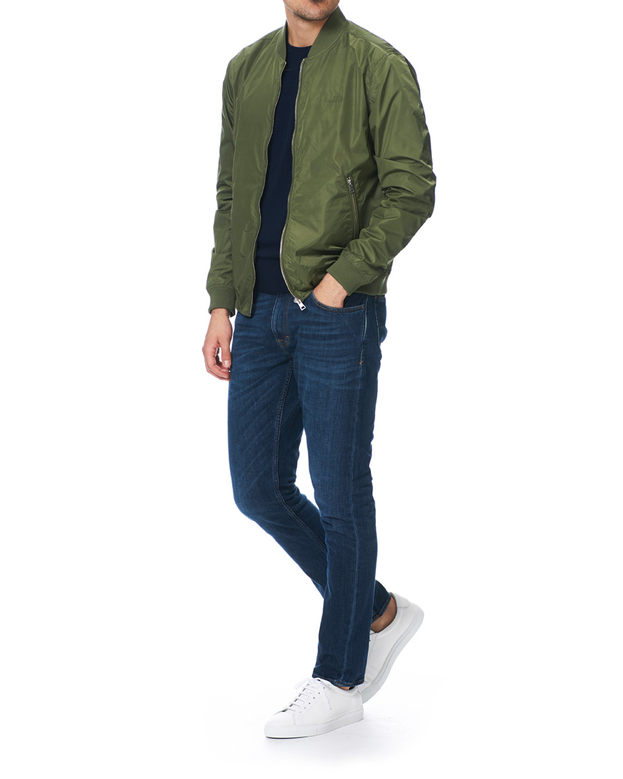 Herren | Jacken | GANT | Airy Nylon Bomber Four Leaf Green