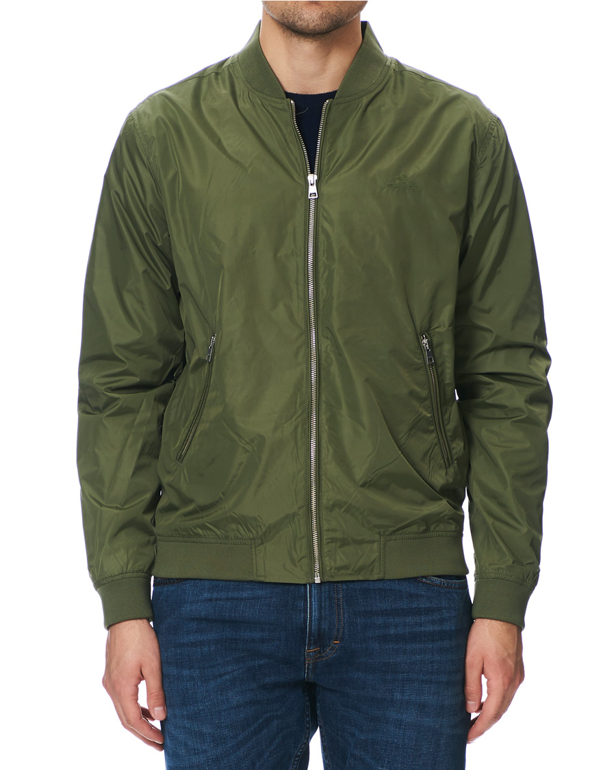 Herren | Jacken | GANT | Airy Nylon Bomber Four Leaf Green