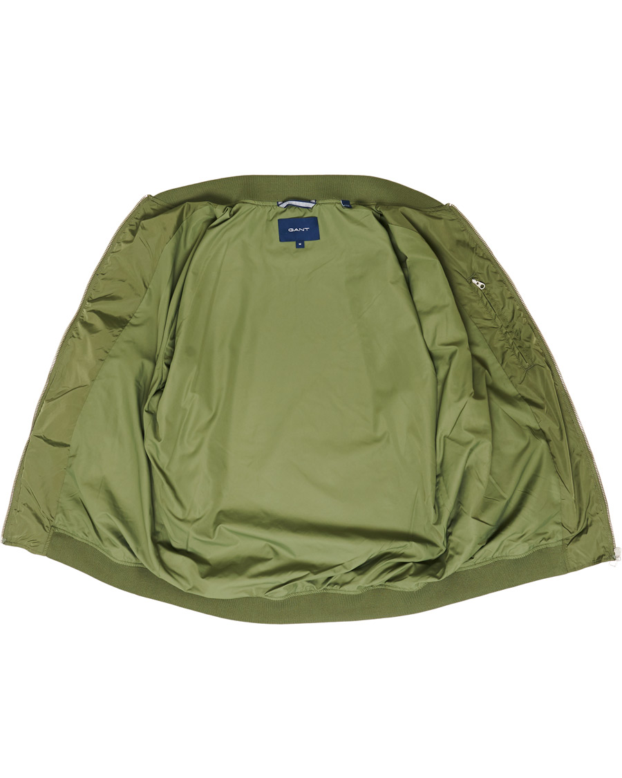 Herren | Jacken | GANT | Airy Nylon Bomber Four Leaf Green