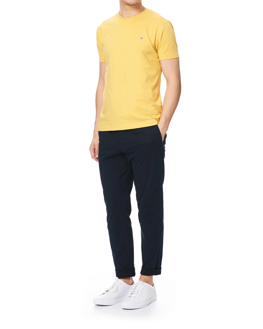 Herren | T-Shirts | GANT | The Original Tee Mimosa Yellow