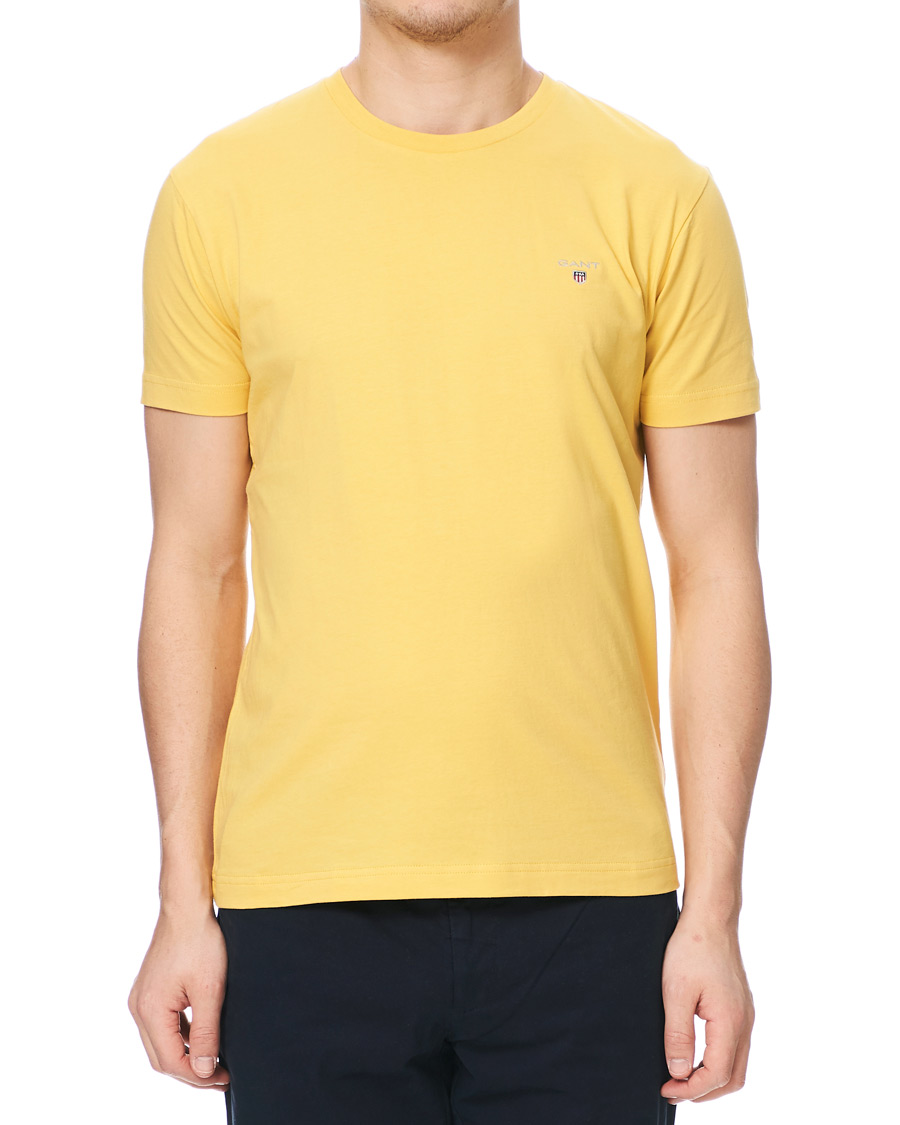 Herren | T-Shirts | GANT | The Original Tee Mimosa Yellow