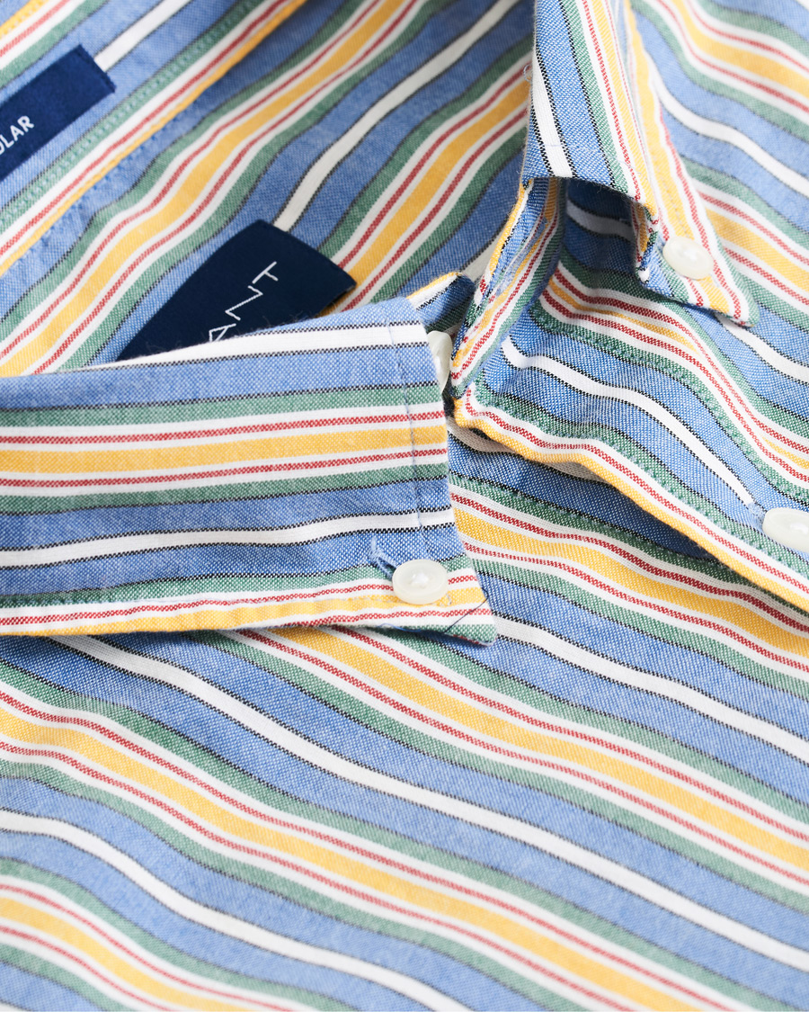 Herren | Hemden | GANT | Windblown Oxford Stripe Shirt Bright Cobolt