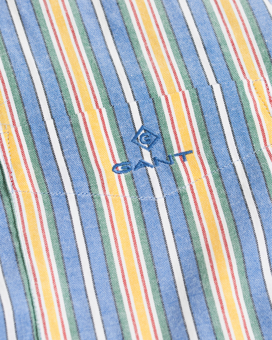 Herren | Hemden | GANT | Windblown Oxford Stripe Shirt Bright Cobolt