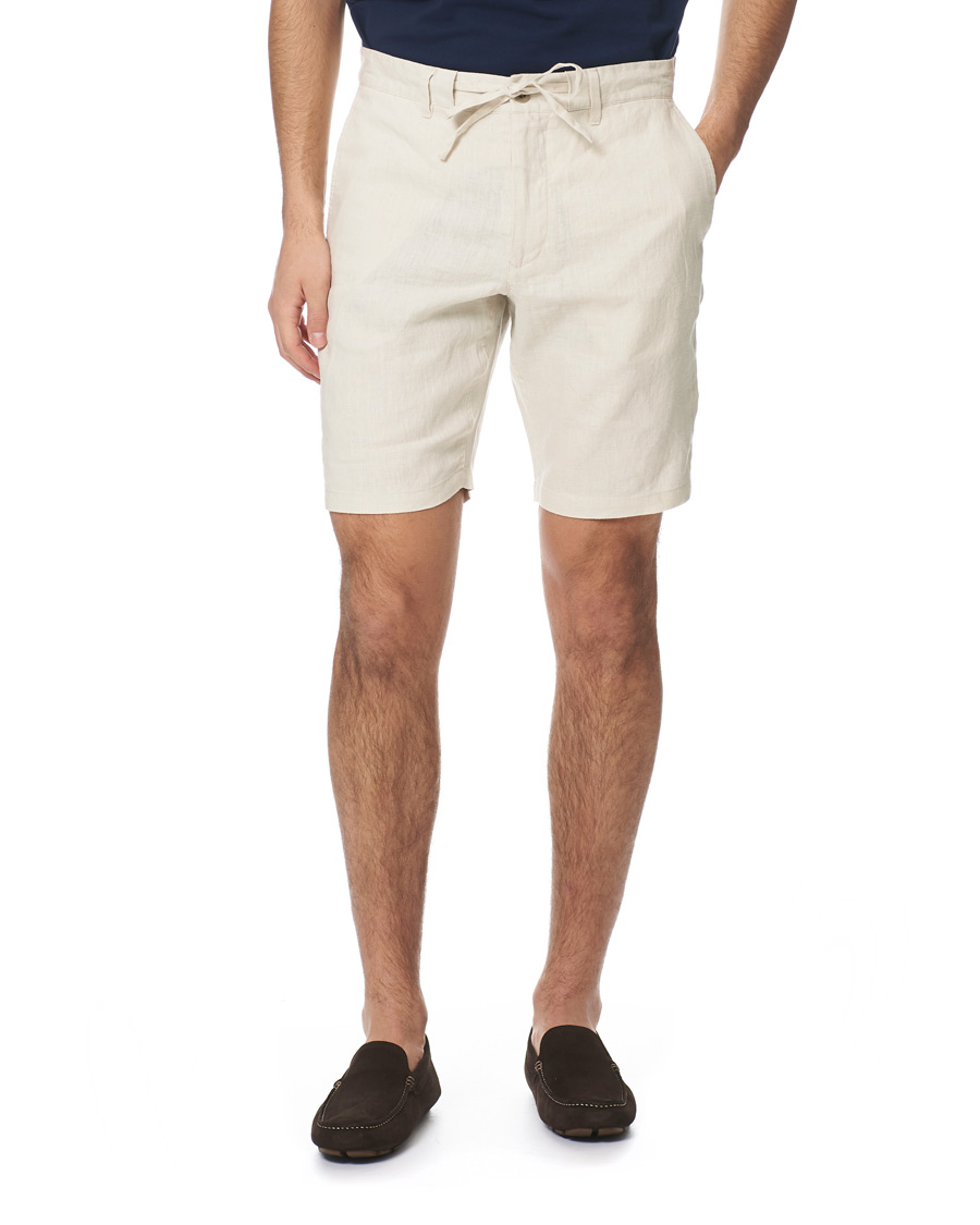 Herren | Shorts | GANT | Relaxed Linen Drastring Shorts Putty