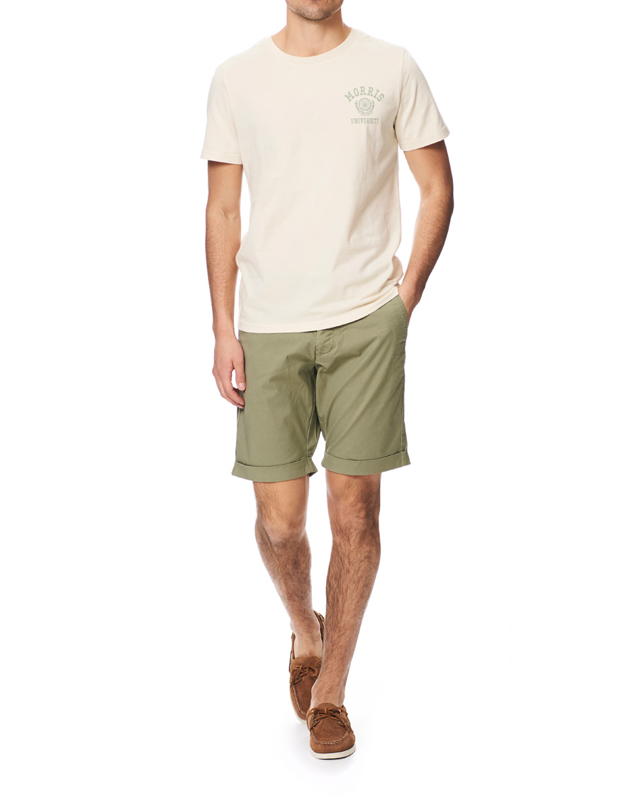 Herren | Shorts | GANT | Regular Sunbleached Shorts Oil Green