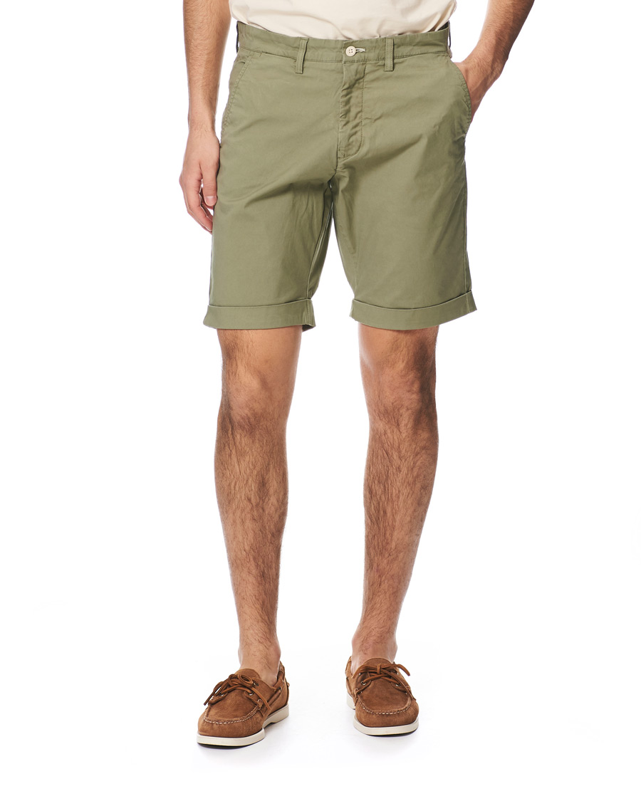 Herren | Shorts | GANT | Regular Sunbleached Shorts Oil Green