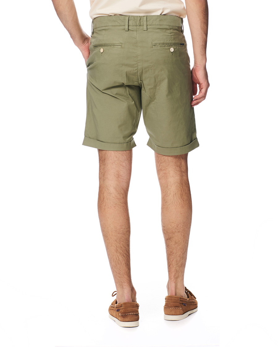 Herren | Shorts | GANT | Regular Sunbleached Shorts Oil Green