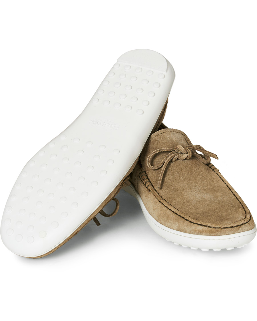 Herren | Tod's Laccetto Loafer Olive Suede | Tod's | Laccetto Loafer Olive Suede