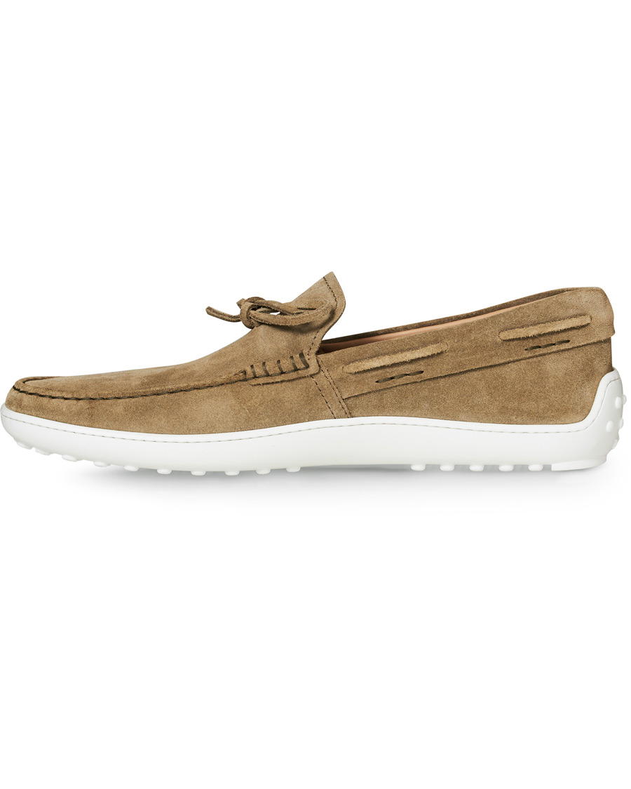 Herren | Tod's Laccetto Loafer Olive Suede | Tod's | Laccetto Loafer Olive Suede