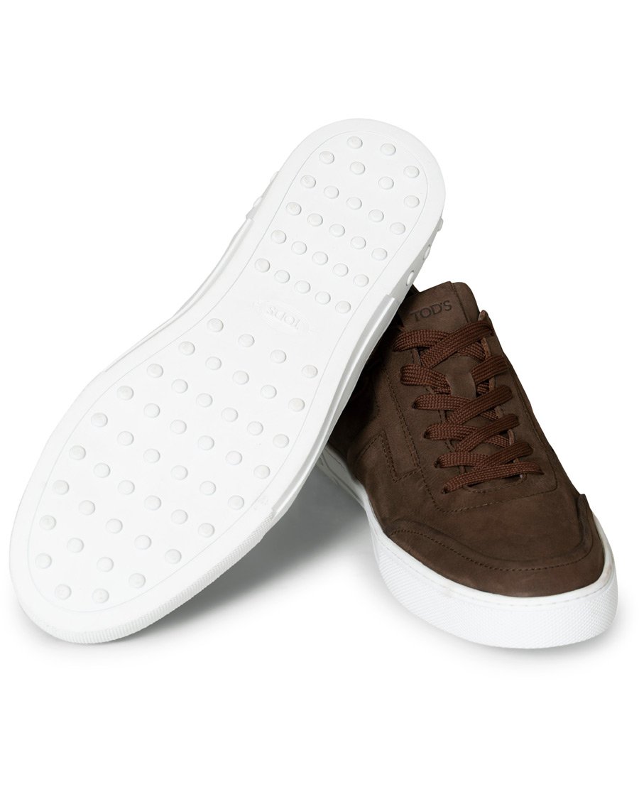 Herren | Tod's Cassetta Sportivo Sneaker Dark Brown Nubuck | Tod's | Cassetta Sportivo Sneaker Dark Brown Nubuck