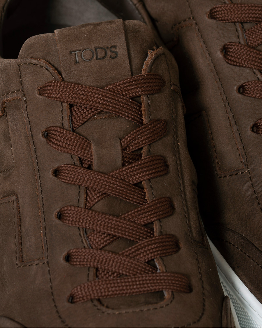 Herren | Tod's Cassetta Sportivo Sneaker Dark Brown Nubuck | Tod's | Cassetta Sportivo Sneaker Dark Brown Nubuck