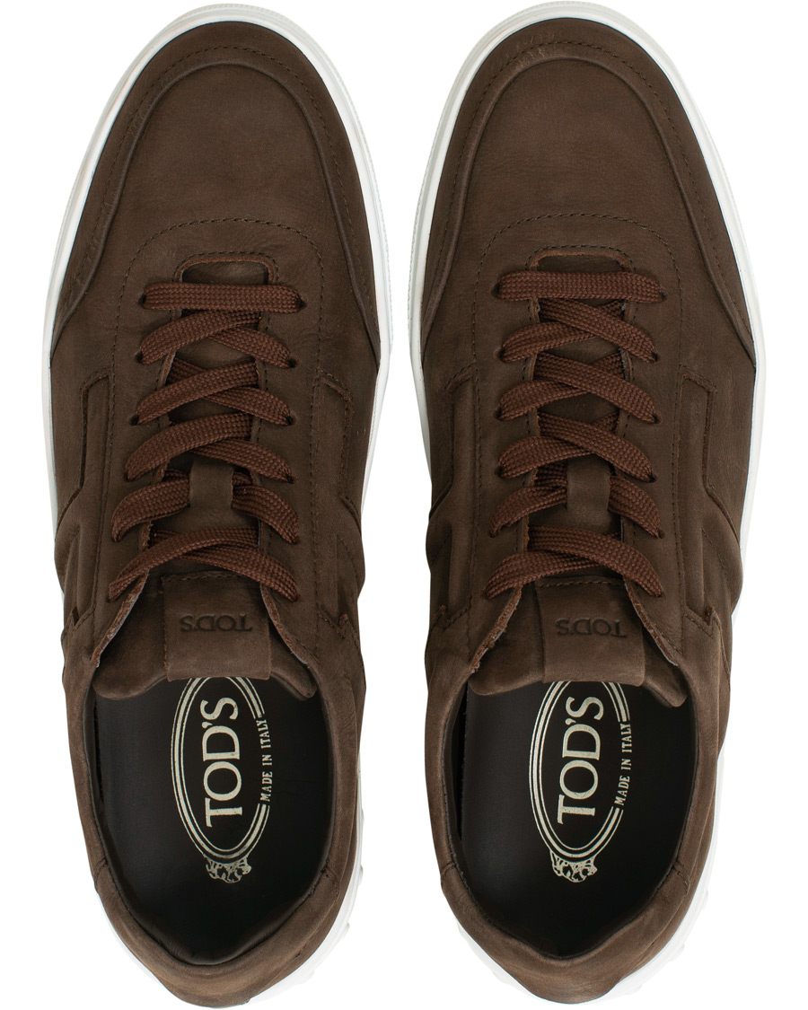 Herren | Tod's Cassetta Sportivo Sneaker Dark Brown Nubuck | Tod's | Cassetta Sportivo Sneaker Dark Brown Nubuck
