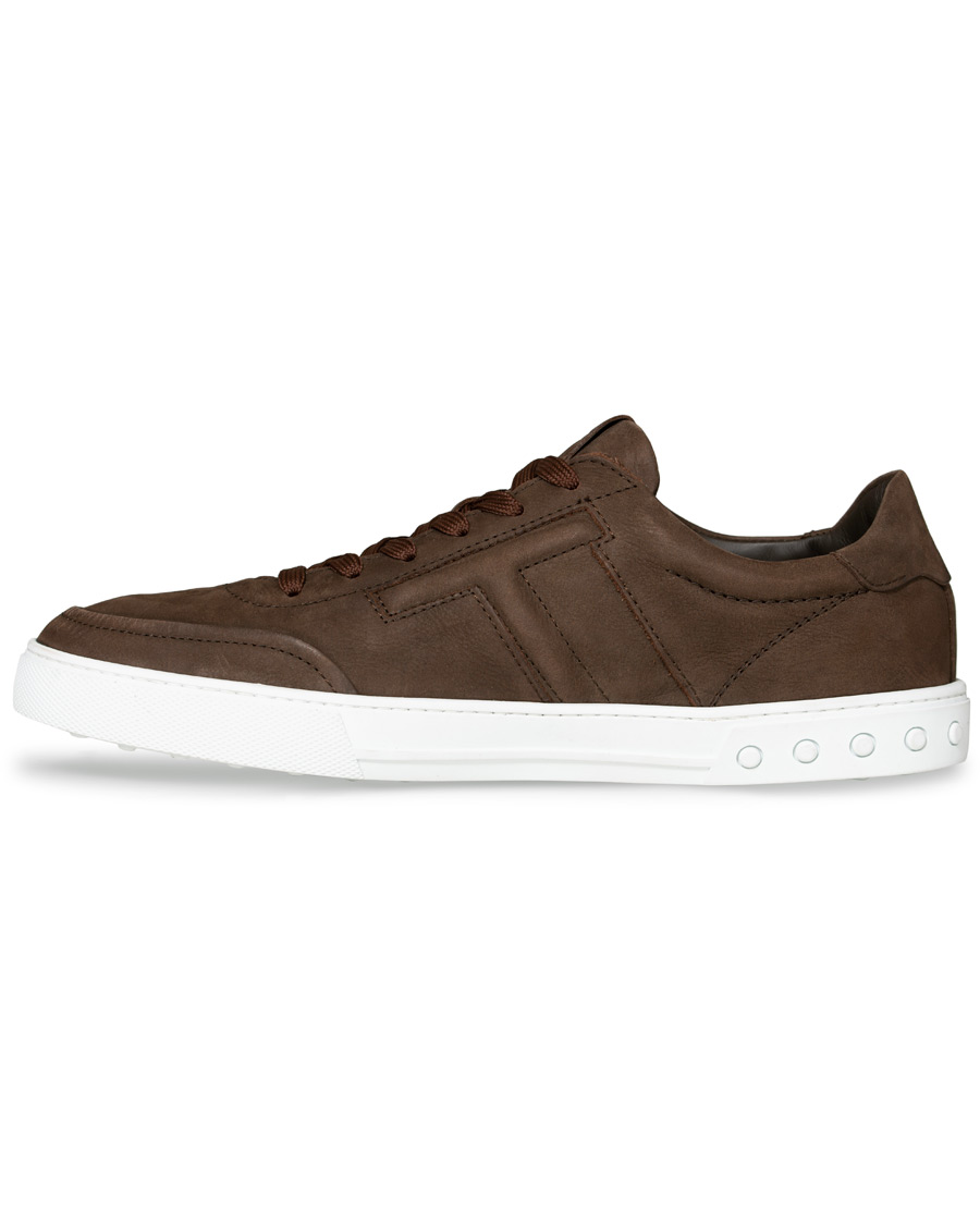 Herren | Tod's Cassetta Sportivo Sneaker Dark Brown Nubuck | Tod's | Cassetta Sportivo Sneaker Dark Brown Nubuck