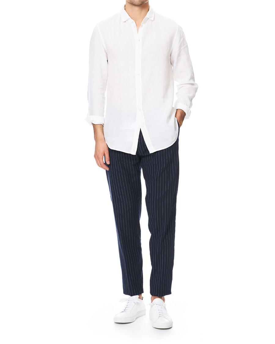 Herren | Hemden | Emporio Armani | Linen Shirt White