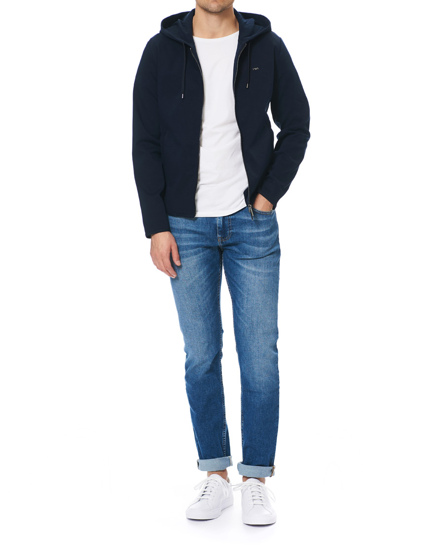 Herren | Pullover | Emporio Armani | Full Zip Hoodie Navy