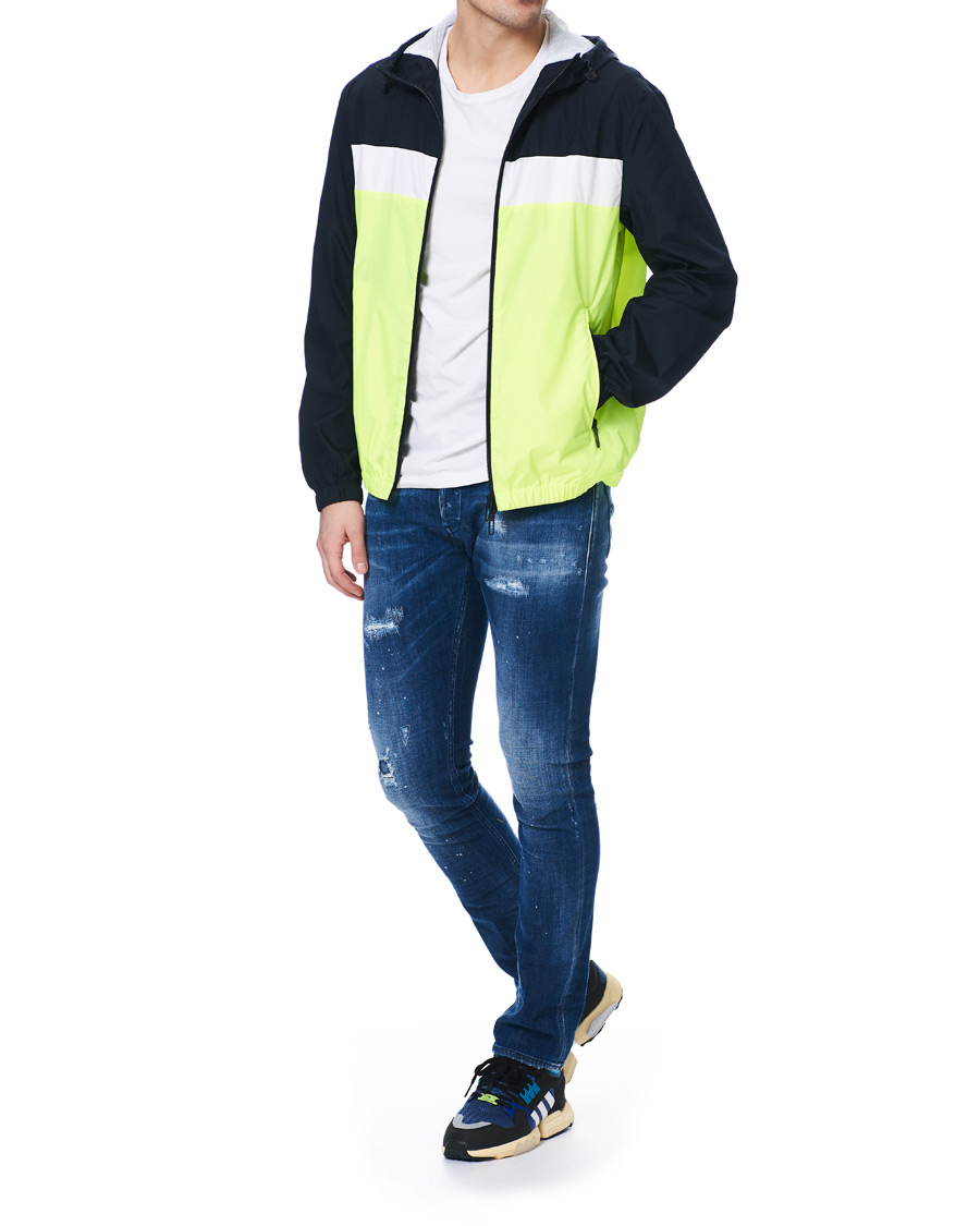 Herren | Jacken | Emporio Armani | Windbreaker Jacket Navy/Yellow