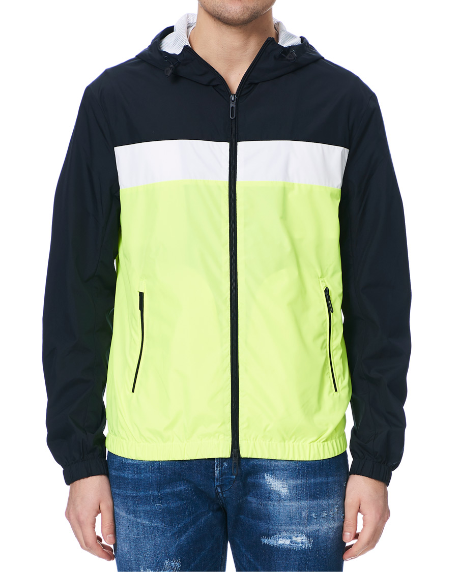 Herren | Jacken | Emporio Armani | Windbreaker Jacket Navy/Yellow