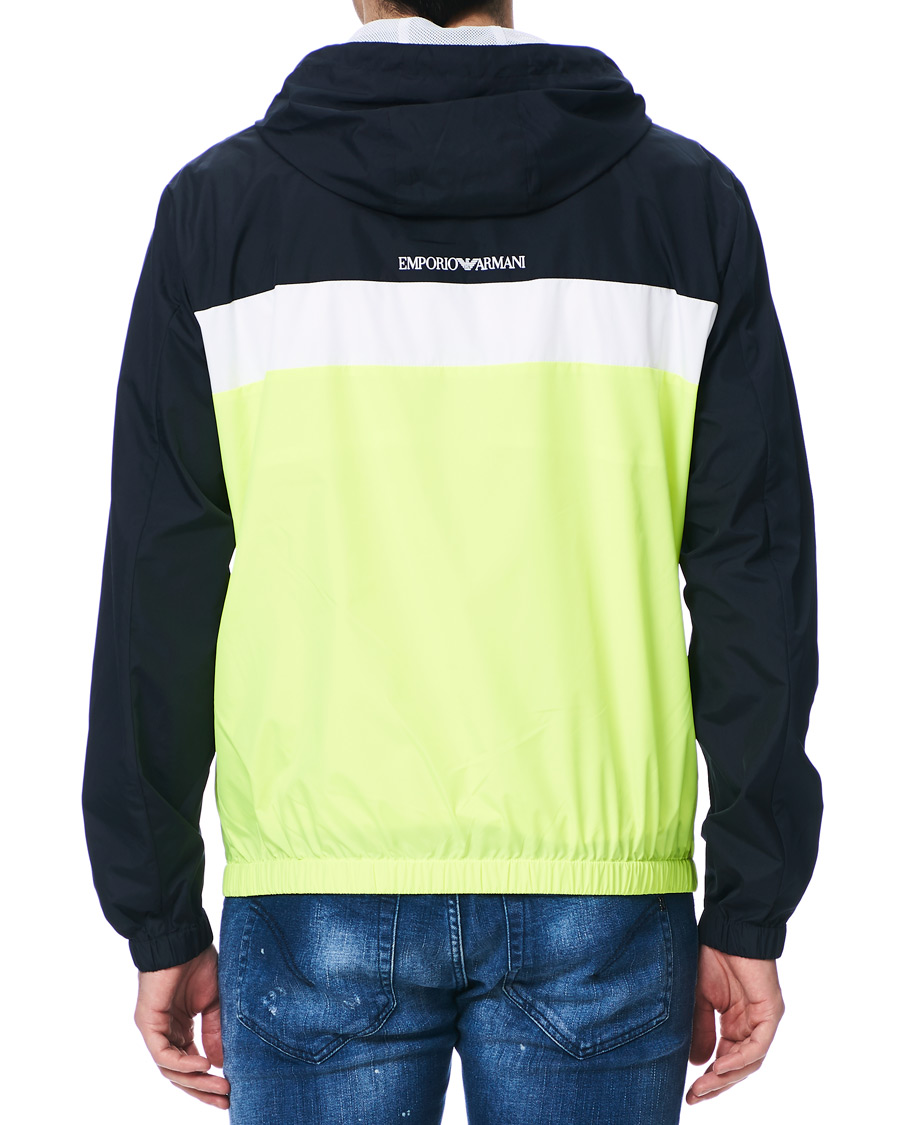 Herren | Jacken | Emporio Armani | Windbreaker Jacket Navy/Yellow