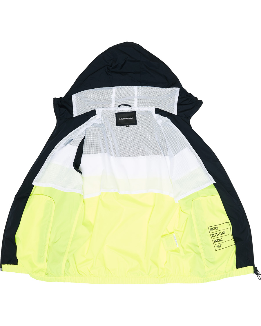 Herren | Jacken | Emporio Armani | Windbreaker Jacket Navy/Yellow