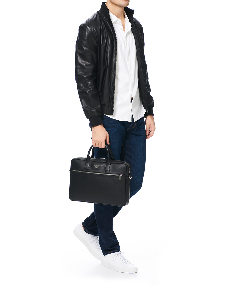 Herren | Emporio Armani Computer Bag Black | Emporio Armani | Computer Bag Black