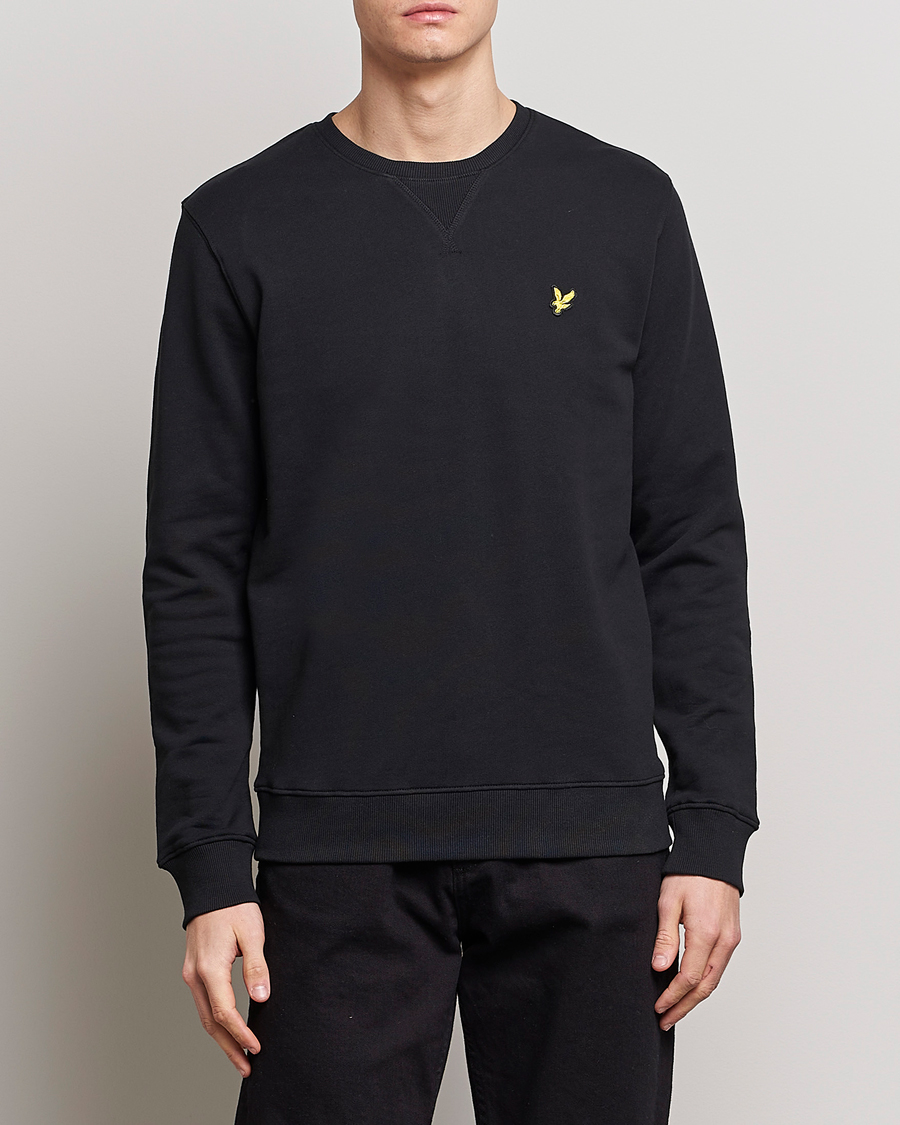 Herren | Kleidung | Lyle & Scott | Crew Neck Sweatshirt Jet Black