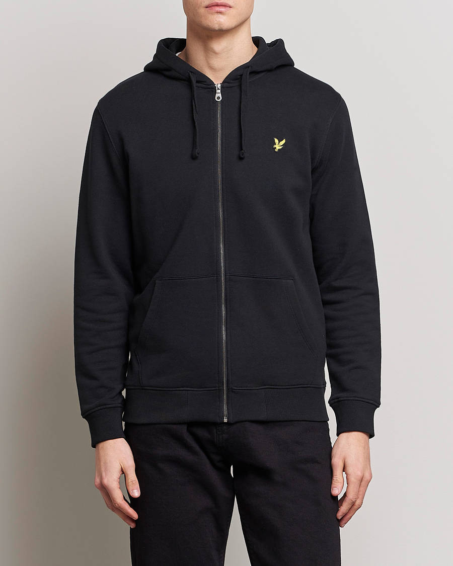 Herren |  | Lyle & Scott | Full Zip Hoodie Jet Black