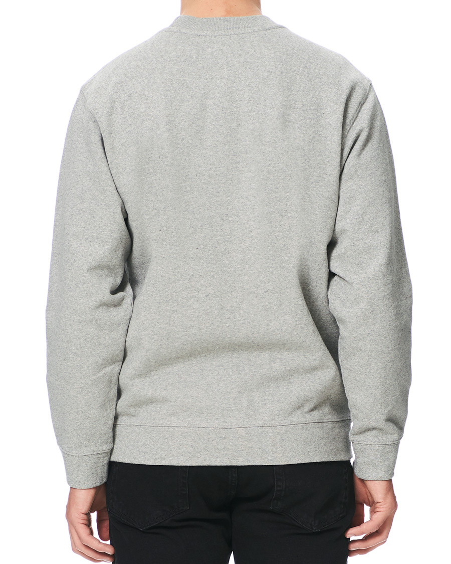 Herren | Pullover | Woolrich | American Crew Neck Sweatshirt Grey Melange