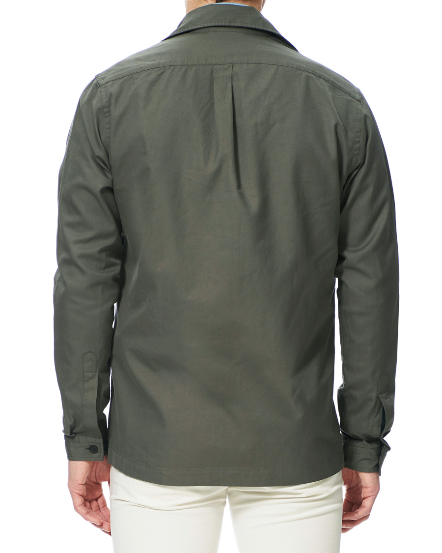 Herren | Hemden | Eton | Heavy Twill Overshirt Green