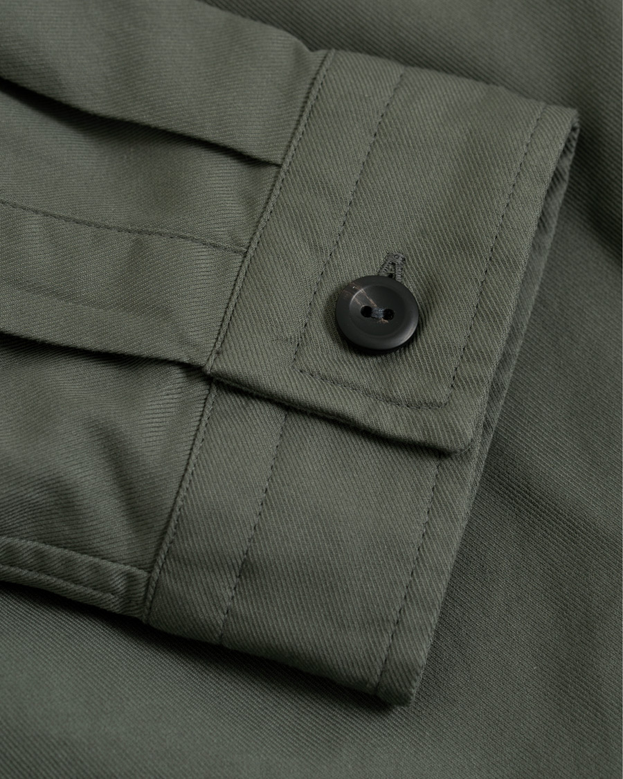 Herren | Hemden | Eton | Heavy Twill Overshirt Green