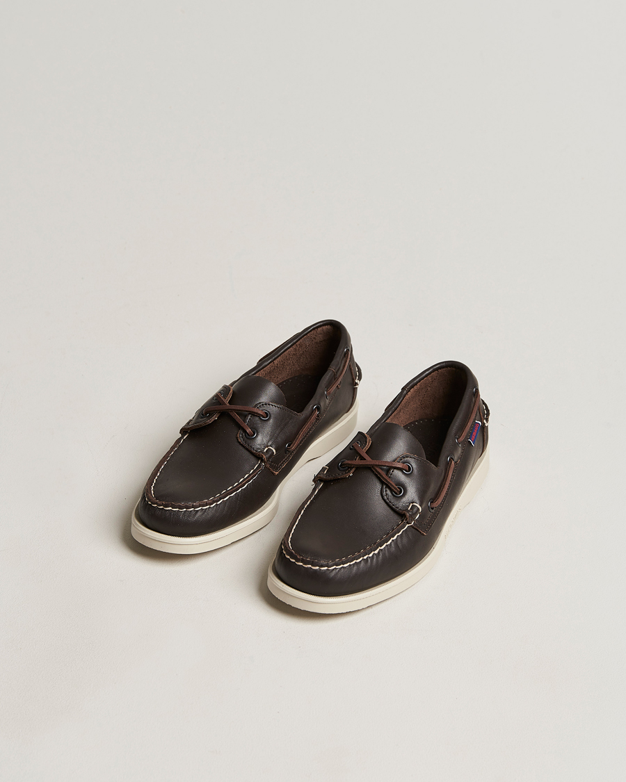 Herren | Segelschuhe | Sebago | Dockside Boat Shoe Dark Brown