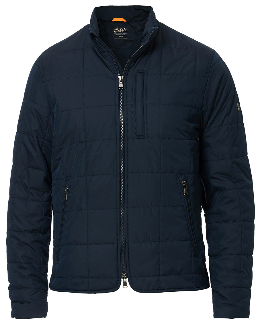 Herren | Jacken | Morris | Quilted Crew Jacket Navy
